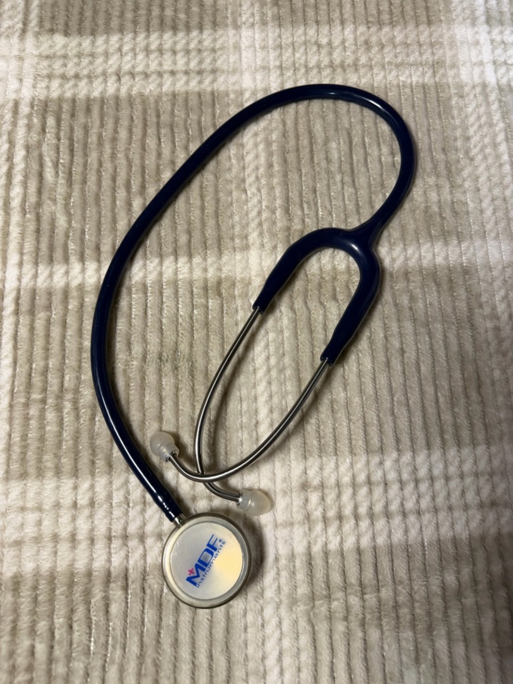 Single Head Stethoscope in Navy Blue